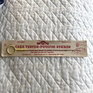 Vintage Cake Tester-Potatoe Sticker NWT